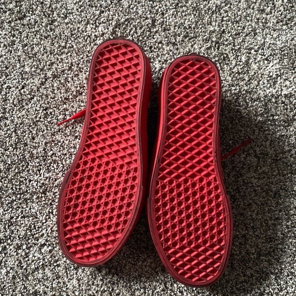 Used limited Red Vans wt. Eyeball Artistry - Picture 3 of 4
